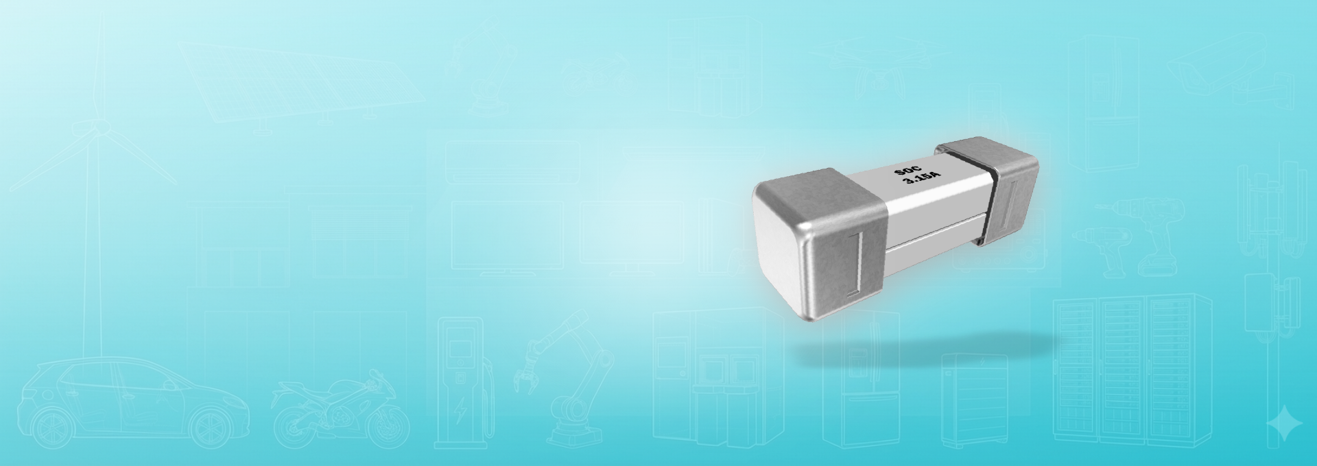 36CFE Fast-Acting SMD Fuse